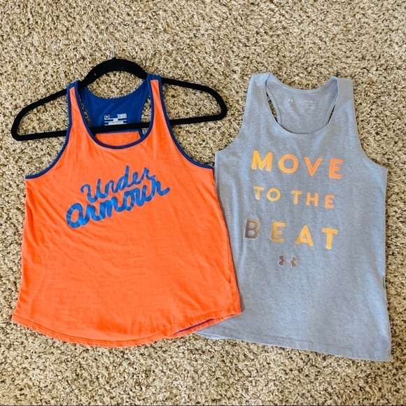 BUNDLE 2 UNDER ARMOUR• tank tops - Picture 1 of 12